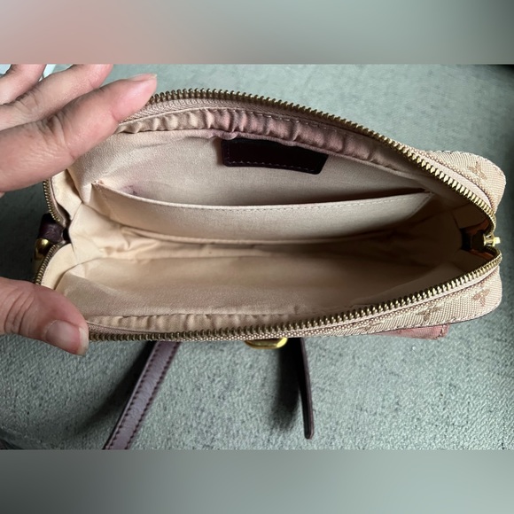 Vintage Louis Vuitton red mini monogram juliet bag denim - Picture 7 of 10